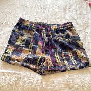 Multicolor Plaid Women's Shorts